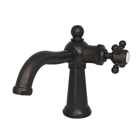 Kingston Brass KS154BXORB Single-Handle Bathroom Faucet with Push Pop-Up, Oil Rubbed Bronze KS154BXORB